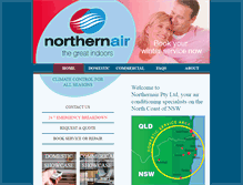 Tablet Screenshot of northernair.com.au